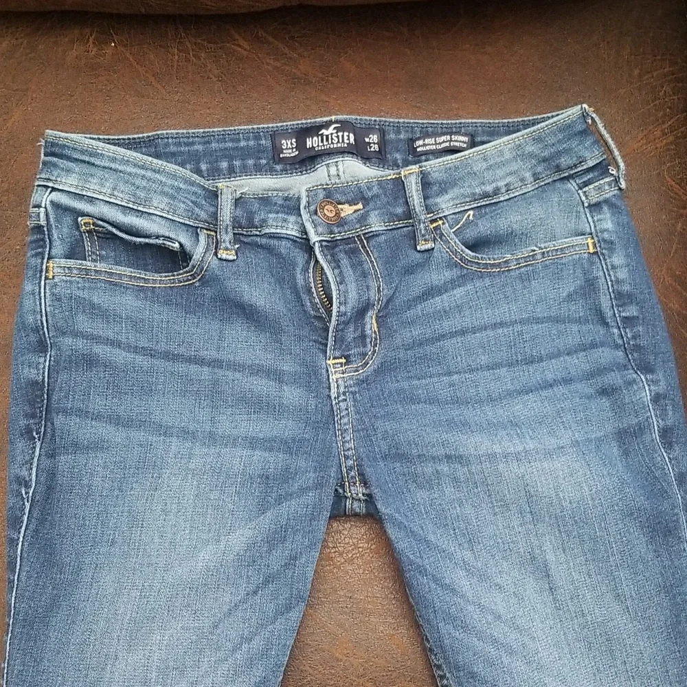 #S - Hollister Low-rise Super Skinny Jeans Sz 3XS - Picture 6 of 8